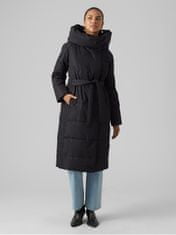 Vero Moda Dámsky kabát VMLEONIE 10290672 Black (Veľkosť L)