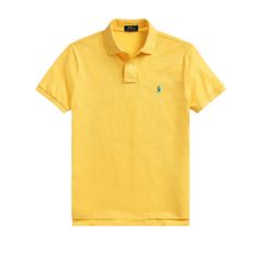 Ralph Lauren Tričko žltá XS Polo Slim Fit Mesh