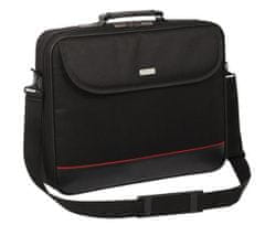 Modecom taška MARK na notebooky do veľkosti 15,6", kovové pracky, čierna
