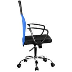 Akord Kancelárska stolička FULL na kolieskach modrá/čierna