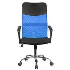 Akord Kancelárska stolička FULL na kolieskach modrá/čierna