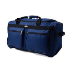 Rogal Modrá cestovná taška na kolieskach "Comfort" - veľ. L, XL, XXL, XXXL