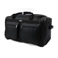 Rogal Čierna cestovná taška na kolieskach "Comfort" - veľ. L, XL, XXL, XXXL