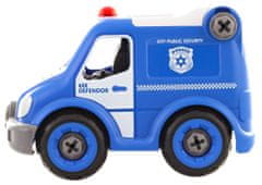 Lamps Skrutkovacie policajné auto na diaľkové ovládanie