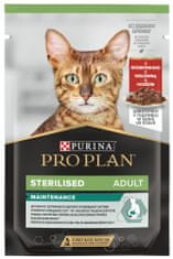 Purina Pro Plan Cat STERILISED hovädzie v šťave 26x85 g
