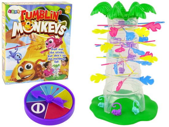 Lean-toys Padajúce opice Arkádová hra