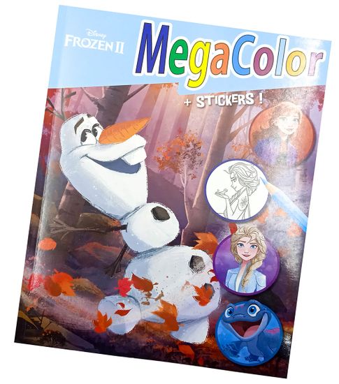 Disney Veľká kniha maľovaniek so samolepkami Disney - Frozen 2/Olaf