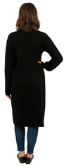 Vero Moda Dámsky sveter VMPHILLIS Loose Fit 10290731 Black (Veľkosť L)