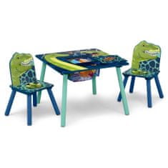 bHome Detský stôl s stoličkami T-Rex
