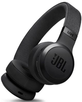 moderné bezdrôtové Bluetooth slúchadlá jbl live 670nc skvelý zvuk handsfree funkcia dlhá výdrž rýchlonabíjania anc technológia pohodlná na ušiach