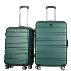 Aga Travel Sada cestovných kufrov MR4660 Tmavo zelená