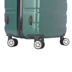 Aga Travel Sada cestovních kufrů MR4659 Tmavě zelená