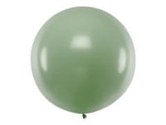 PartyDeco Balón veľký rozmarínovo zelený 1m