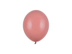 PartyDeco Balóny pastelové červeno-fialové 12cm 100ks