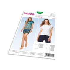 Burda Strih Burda 6540 - Jednoduché tričkové šaty, tričko