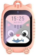 Forever Kids Look Me 2 KW-510 4G/LTE, GPS, WiFi růžové, chytré hodinky pro děti