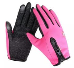 Kaxl Dotykové športové rukavice, ružové, veľ. M BQ19N