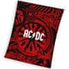 Carbotex Veľká coral fleece deka AC/DC Black Ice