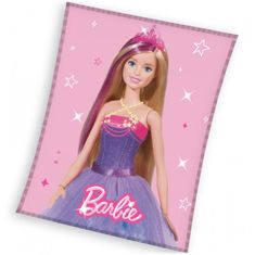 Carbotex Veľká coral fleece deka Barbie Princezná