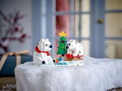 LEGO Icons 40571 Ľadové medvede na Vianoce