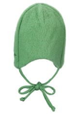 Sterntaler Čiapka na zaväzovanie vlnená podšitá MERINO green uni 35 cm -0-1 m