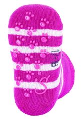 Sterntaler Ponožky protišmykové Mačka ABS 2ks v balení 3D ušká rosa dievča veľ. 21/22 cm - 18-24 m