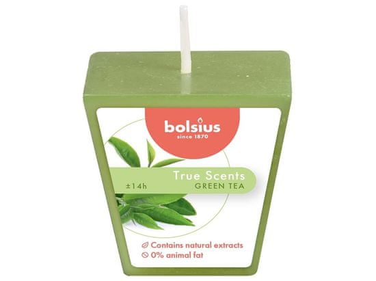 Bolsius Aromatic 2.0 Votívna vonná sviečka 48mm, Green Tea