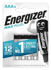 Energizer Max Plus AAA 4ks