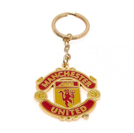 FAN SHOP SLOVAKIA Kovový prívesok Manchester United FC, znak klubu, 4.5 cm