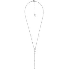 Michael Kors Strieborný náhrdelník Premium so zirkónmi MKC1452AN040