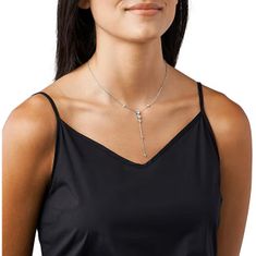 Michael Kors Strieborný náhrdelník Premium so zirkónmi MKC1452AN040