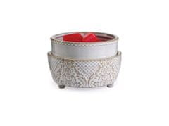 Candle Warmers elektrická aromalampa a ohrievač sviečok 2v1 Vintage White