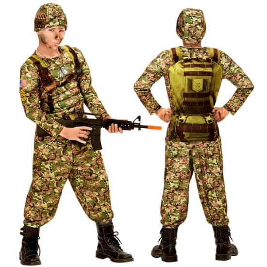 Widmann Karnevalový kostým Vojak "Power Soldier"