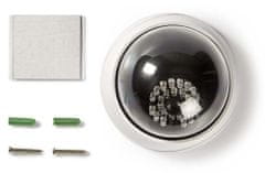 Nedis atrapa bezpečnostné kamery s infračervenou LED/ dome/ IP44/ vonkajšia aj vnútorná/ biela