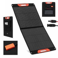 shumee Solárna nabíjačka solárny panel sklopný turistický kemping 2 x USB 100 W