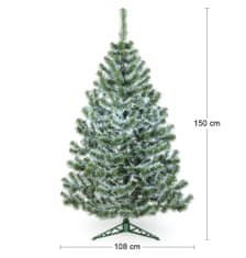 nabbi Vianočný stromček Christee 10 150 cm - zelená / biela