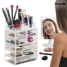 InnovaGoods Organizér na make-up 1006, transparentný