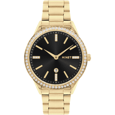 MINET Zlaté dámske hodinky MWL5308, Avenue