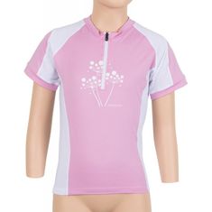 Sensor Cycling Entry dres - detský, ružová/biela - veľkosť 150