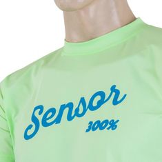 Sensor Tričko Coolmax Fresh PT Logo - pánske, krátky rukáv, svetlozelené - veľkosť S