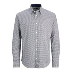 Jack&Jones Pánska košeľa JPRBLABELFAST Comfort Fit 12239027 Navy Blazer (Veľkosť XXL)