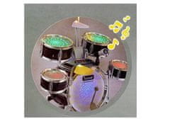 Lean-toys Sada bicích so svetlami a zvukmi Karaoke USB mikrofón
