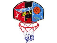 Lean-toys Basketbalová doska Skladacia basketbalová súprava