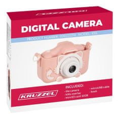 Kruzzel AC22296 Detský ružový digitálny fotoaparát
