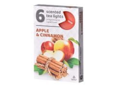 Admit Čajové 6ks Apple Cinnamon vonné sviečky