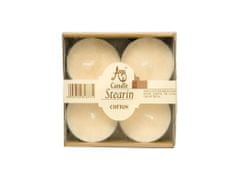 Stearin Čajové Maxi 4ks Bavlna vonná sviečka