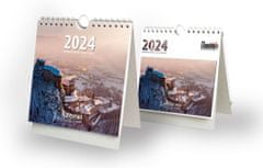 tvorme pohľadnicový kalendár SLOVENSKO 2024
