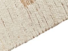 Beliani Jutový koberec 300 x 400 cm béžový ZIARAT