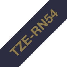 BROTHER Brother TZE-RN54, zlatá na námoř.modré, 24 mm, textilní páska