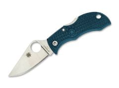 Spyderco MFPK390 Manbug K390 malý vreckový nôž 5 cm, modrá, FRN